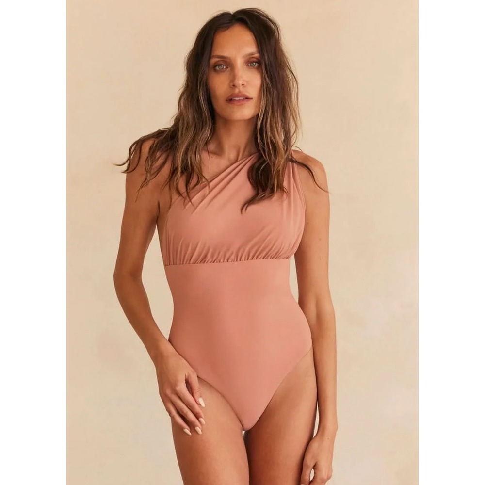 NWT The Jagger‎ Bumpsuit dusty rose XL maternity swimwear pregnant bathing suit